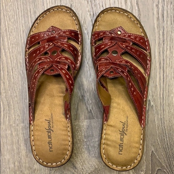 Naturalizer Red Sandals - Picture 1 of 10